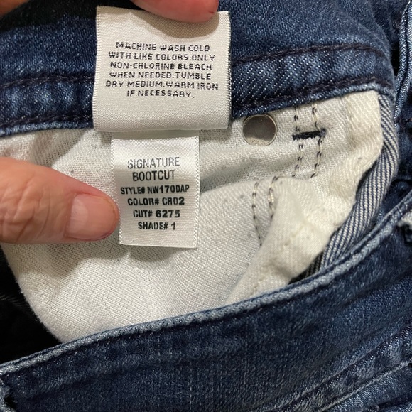 Hudson signature mid rise bootcut jeans size 27 - Picture 10 of 10